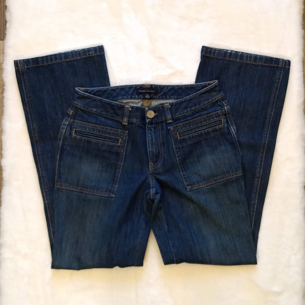 Banana Republic Wide Straight Leg Jeans sz 4